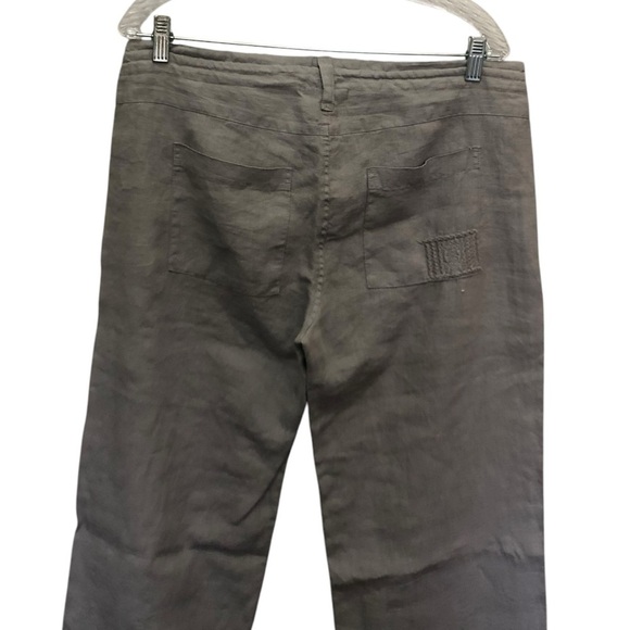 Johnny Was Linen Wide Leg Pants - Picture 4 of 6